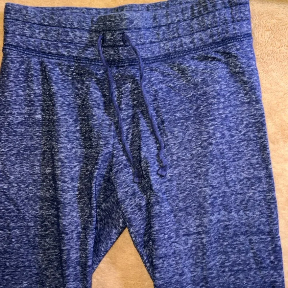 Justice Active‎ Girls 12 Heather Blue Sequin Cheer Gymnast Sweatpants Joggers